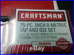 Craftsman 75-PC. Inch & Metric tap and Die set