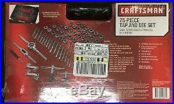 Craftsman 75 Piece Tap & Die Set 952377-NEW-NOT REFURBED-ORIG FACTORY SEALED