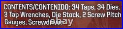 Craftsman 75pc Combination Tap & Die Carbon Steel Set (9-52377) New in Box
