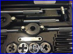 Craftsman HSS 59 piece Mechanics Standard SAE tap and die set 9-52115 USA