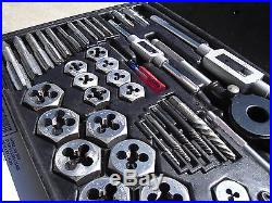 Craftsman Kromedge 59 Piece SAE Tap and Die Set Complete Made in USA