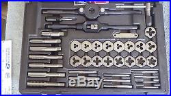 Craftsman SAE 39 piece tap and die set never used