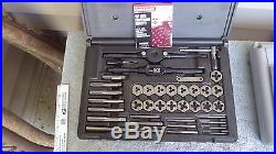 Craftsman SAE 39 piece tap and die set never used