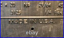 Craftsman Tap and Die Set SAE Sizing USA 9-52151 withHard Case