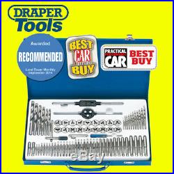 Draper 75 Piece Combination Tap and Die Set Metric and BSP 79205 In Steel Case