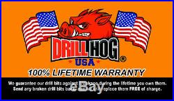 Drill Hog 40 Pc Tap & Die Set SAE Tap Rethreading Titanium Lifetime Warranty