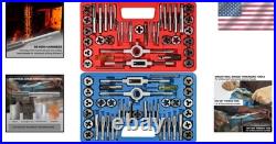 Durable 80PCS Tap and Die Tool Set, Industrial-Grade for Home & Professional Use