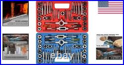 Durable 80pcs Tap and Die Wrench Set Professional SAE & Metric Tools