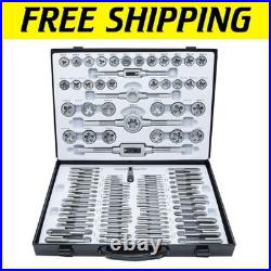 Durable M2-M18 Tap and Die Set with Handles 110 Pieces for Precision Work