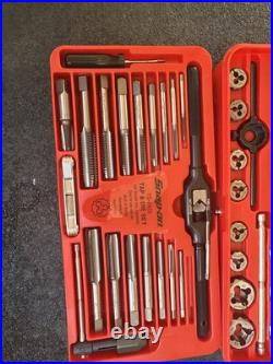For SNAP ON 41 PIECE SAE TAP & DIE SET TD2425 NEW Open Box