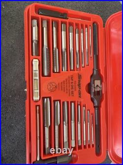 For SNAP ON 41 PIECE SAE TAP & DIE SET TD2425 NEW Open Box