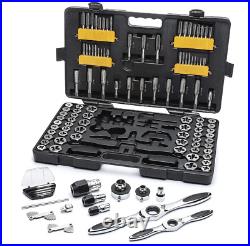 GEARWRENCH 114 Pc. SAE/Metric Ratcheting Tap and Die Set 82812