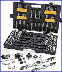 GEARWRENCH 114 Pc. SAE/Metric Ratcheting Tap and Die Set 82812