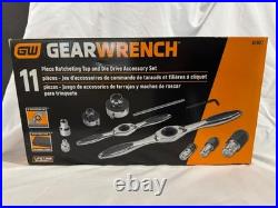 GEARWRENCH 11 Pc. Ratcheting Tap and Die Drive Tool Set 82807