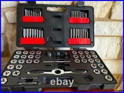 GEARWRENCH 3887 75pc SAE/Metric Ratcheting Tap & Die Tool Set with Case