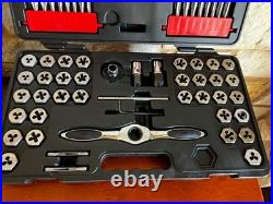 GEARWRENCH 3887 75pc SAE/Metric Ratcheting Tap & Die Tool Set with Case