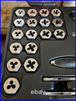 GEARWRENCH 3887 75pc SAE/Metric Ratcheting Tap & Die Tool Set with Case
