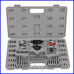 GOCCIDA 60 PCS Tap and Die Set with Storage Case Metric and Standard Sizes In