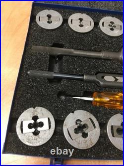GREENFIELD LITTLE GIANT 22pc TAP AND DIE SET 343 1/4 to 1/2