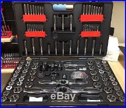 GearWrench 114 pc. Large SAE/Metric Ratcheting Tap and Die Set KDT-82812 NEW