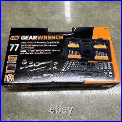 GearWrench 3887 77 Pc. SAE/Metric Ratcheting Tap and Die Set