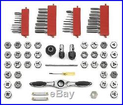 GearWrench 3887 Tap and Die 75 Piece Set Combination SAE Metric