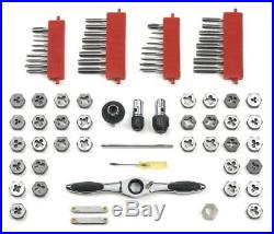 GearWrench 3887 Tap and Die 75 Piece Set Combination SAE Metric Threading Tools
