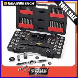 GearWrench 75 Piece SAE/Metric Ratcheting Tap and Die Drive Tool Set 3887