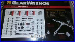 GearWrench 82812 114 Pc. Large SAE/Metric Ratcheting Tap And Die Set-NEW