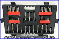 GearWrench 82812 SAE/Metric Ratcheting Tap and Die Set 114 Piece