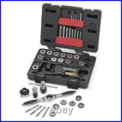 GearWrench (KD 3885) 40-Piece Fract. SAE Ratcheting Tap & Die Set