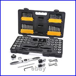 Gearwrench 77-Piece Standard SAE and Metric Combination Tap and Die Set w case