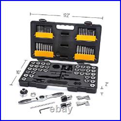 Gearwrench 77-Piece Standard SAE and Metric Combination Tap and Die Set w case