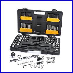 Gearwrench Sae Metric Ratcheting Tap & Die Set 5 Degree Ratcheting Arc 75 Piece