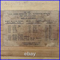 Greenfield GTD Tap Die Drill Set U. S. Screw Thread Set Type 2 5180 752 9359