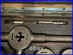 Greenfield Little Giant Adjustable Tap and Die Set Vtg 9 Dies 8 Taps