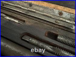 Greenfield Little Giant Adjustable Tap and Die Set Vtg 9 Dies 8 Taps