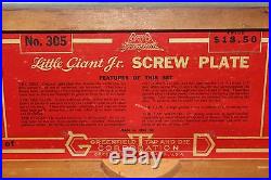 Greenfield Little Giant No 305 80-90 Yr Old Tap And Die Set