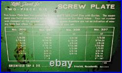 Greenfield Little Giant Tap And Die Set Missing A Few Items, See Photos