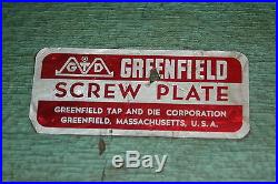 Greenfield Screwplate No 5 Tap and Die Set
