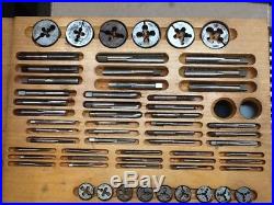 Greenfield Tap And Die Set Large Set #1 Thru 1inch American USA Made