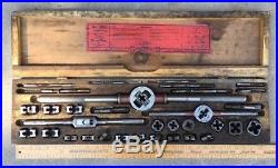 Greenfield Tap and Die set No. 3311 Little Giant Jr 42 pieces 8 Cutting sizes