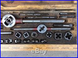 Greenfield Tap and Die set No. 3311 Little Giant Jr 42 pieces 8 Cutting sizes