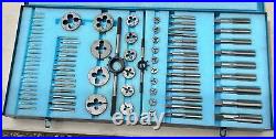 Greenfield Trw 84 Pc Tap & Die Threading Set #6 Nice + 2 Wrenches