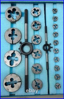 Greenfield Trw 84 Pc Tap & Die Threading Set #6 Nice + 2 Wrenches