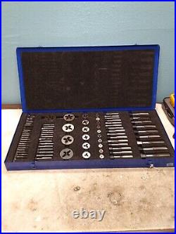 Greenfield U. S Screw Threading Set #6 Tap Die Set USA 82pc Type One NF, NS, EUC