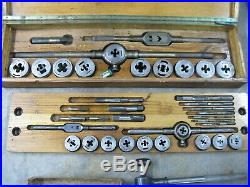 Greenfield little giant No. 312 tap and die set in wooden box