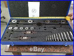 Greenfield tap and die set 1/4 to 1 inch fine thread