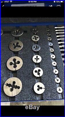 Greenfield tap and die set Us Screw Threading Kit #6. Complete. New Old Stock