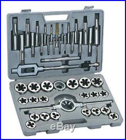 Grizzly G9768 45-Piece HSS Tap and Die Set, Inch